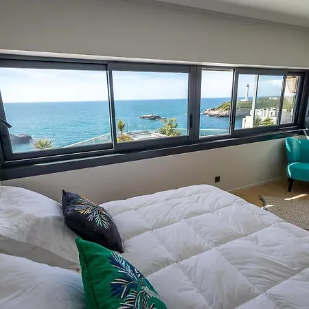 Luxury Flat Uhaina - Terrace And Wonderful Seaview Apartman Biarritz
